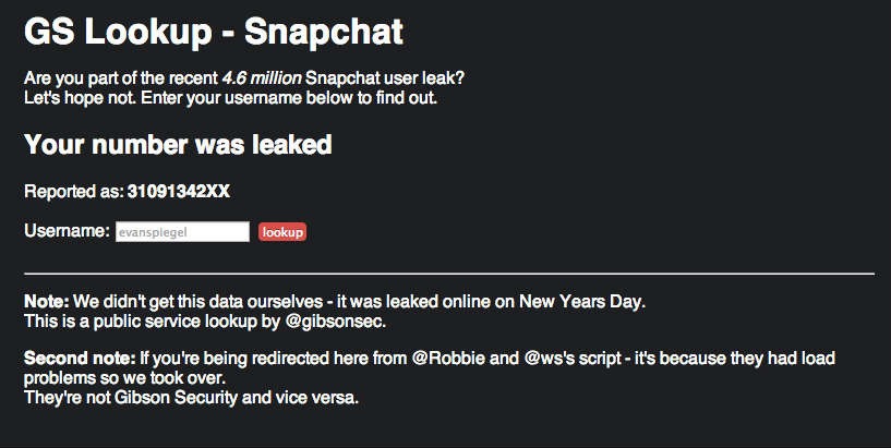 snapchat-compromised