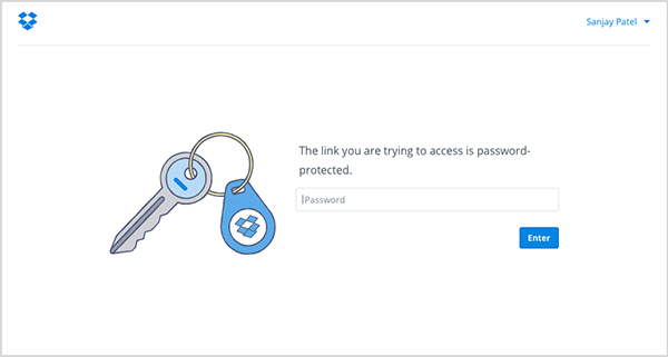 Password-protected-links