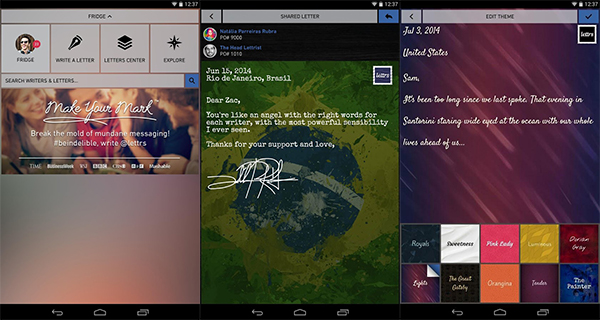 lettrs-screens-android