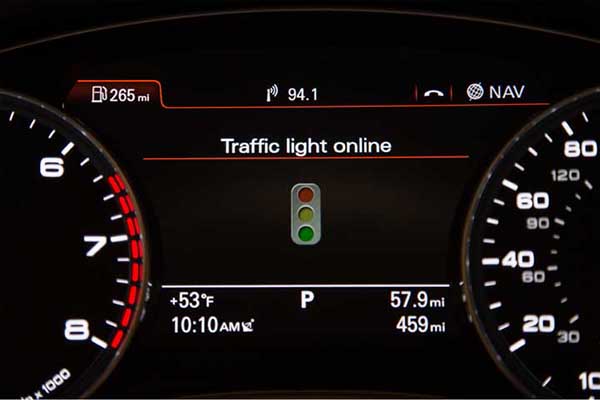 Online traffic light information