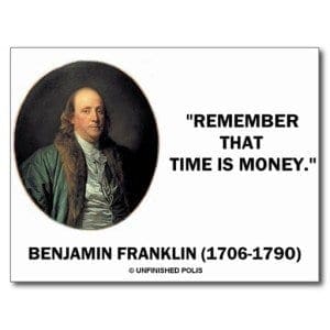 benjamin_franklin_remember_time_is_money_quote_postcard-rc0350777116f45ae93c84c93f783747b_vgbaq_8byvr_512