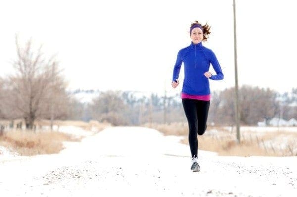 An-Athletic-woman-jogging-in-the-winter